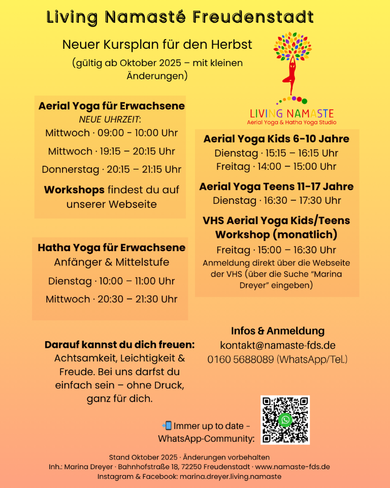 Kurse Yoga Freudenstadt