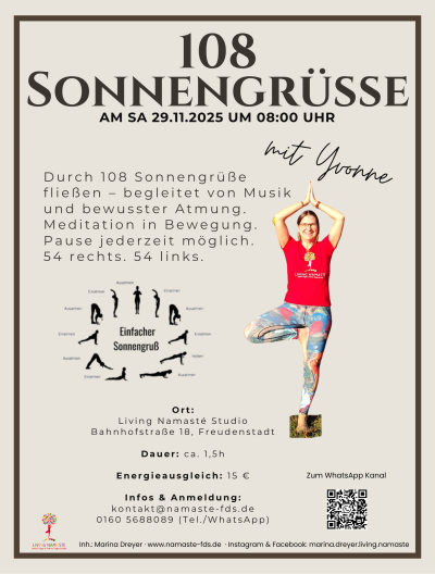 Sonnengruß, Yoga Freudenstadt