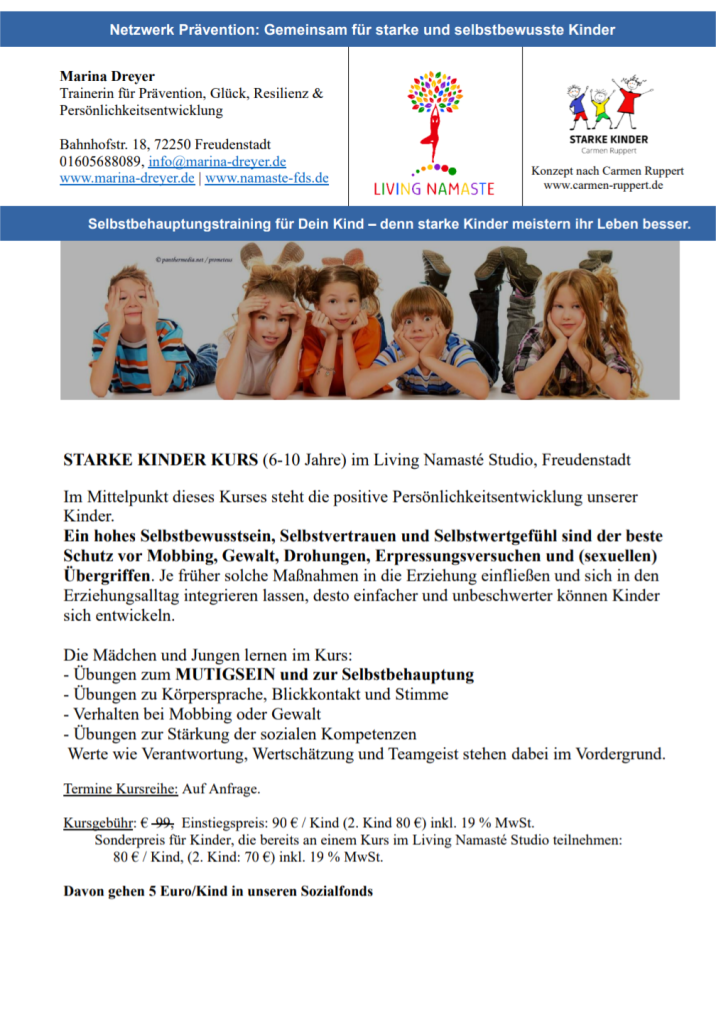 Starke Kinder; Marina Dreyer