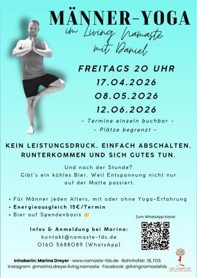 Männeryoga Living Namasté Marina Dreyer, Daniel Dreyer Freudenstadt