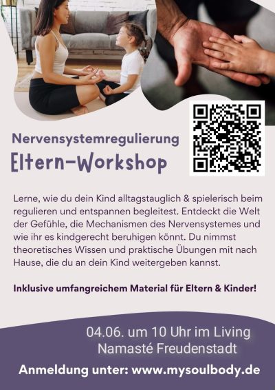 Nervenregulation Eltern Workshop 04.06.2026 mit Milena Nervensystemregulierung Eltern-Workshop Milena