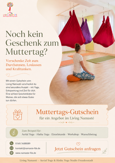 Muttertag, Yoga Freudenstadt, Living Namasté, Gutschein