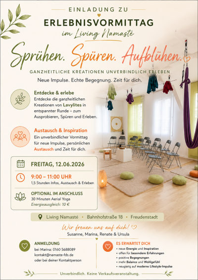 Lavylites Kreationen, Living Namasté, Ganzheitlich