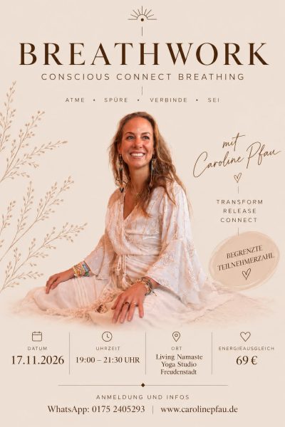 Breathwork, Caroline Pfau, Marina Dreyer, Living Namasté Freudenstadt Breathwork, Caroline Pfau, Marina Dreyer, Living Namasté Freudenstadt